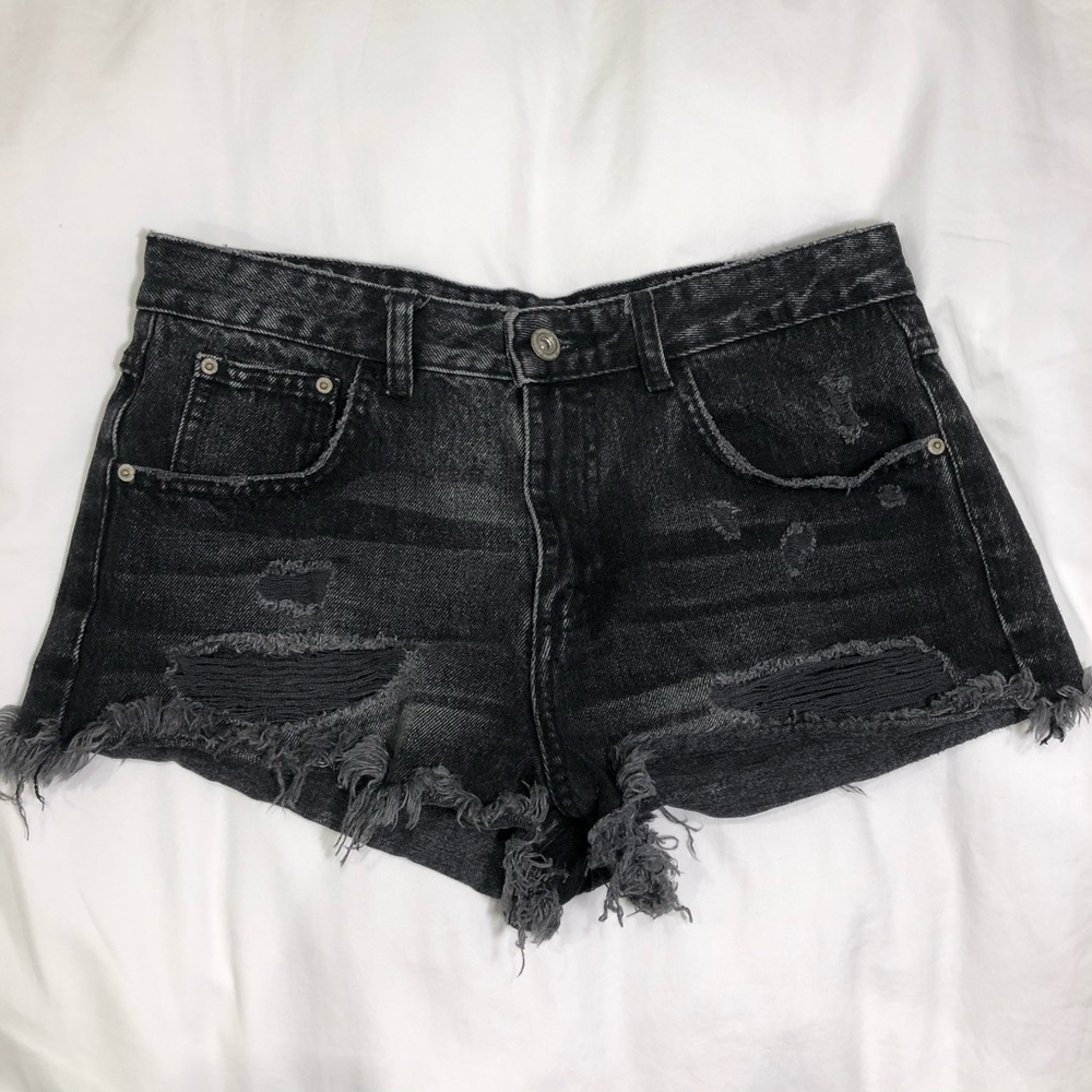 Zara denim shorts